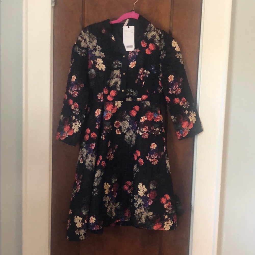 Mad Men inspired retro midi dress.